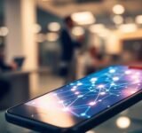 Automated marketing tools, vibrant digital glow.