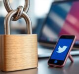 A close-up of a lock and chain.