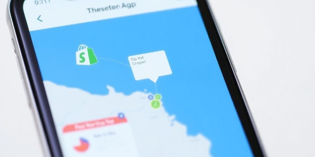 Shopify Empowers Merchants with Enhanced Delivery Tracking via Shop App 1 Shopify app showing delivery progress.