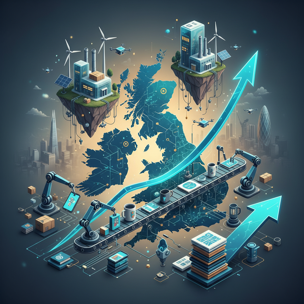 Illustration for What is the Future of UK Print-on-Demand? - What Print-on-Demand Products Work Best for Shopify in the UK?